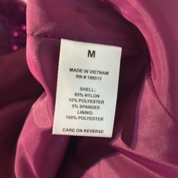JM Studio by John Meyer Fuchsia Sequin Blazer Jacket Sz M Women’s NWT MSRP $139 - Picture 8 of 13